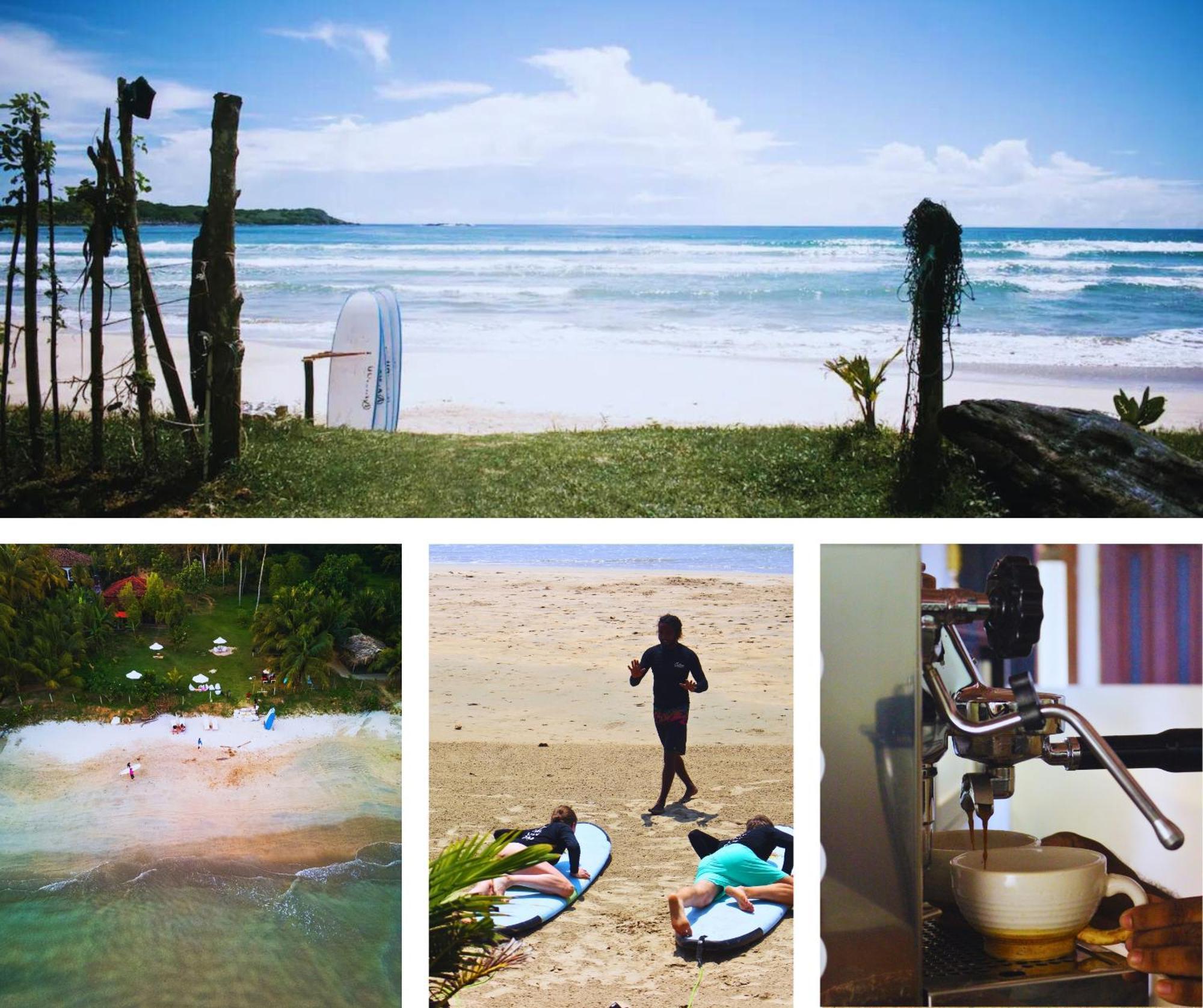 Calma - Surf, Yoga & Coffee On A Private Beach ディックウェラ エクステリア 写真